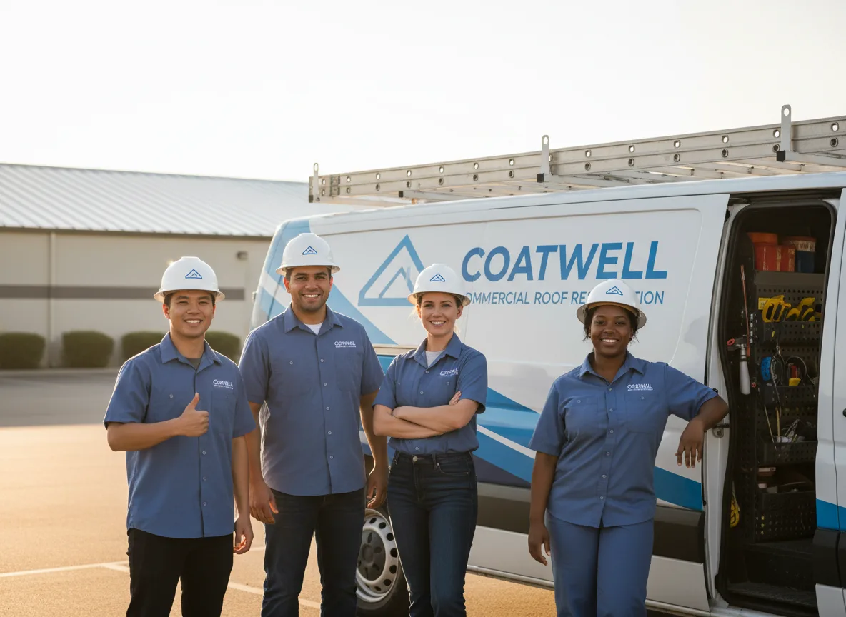 Commercial roof coating company in Enfield, IL